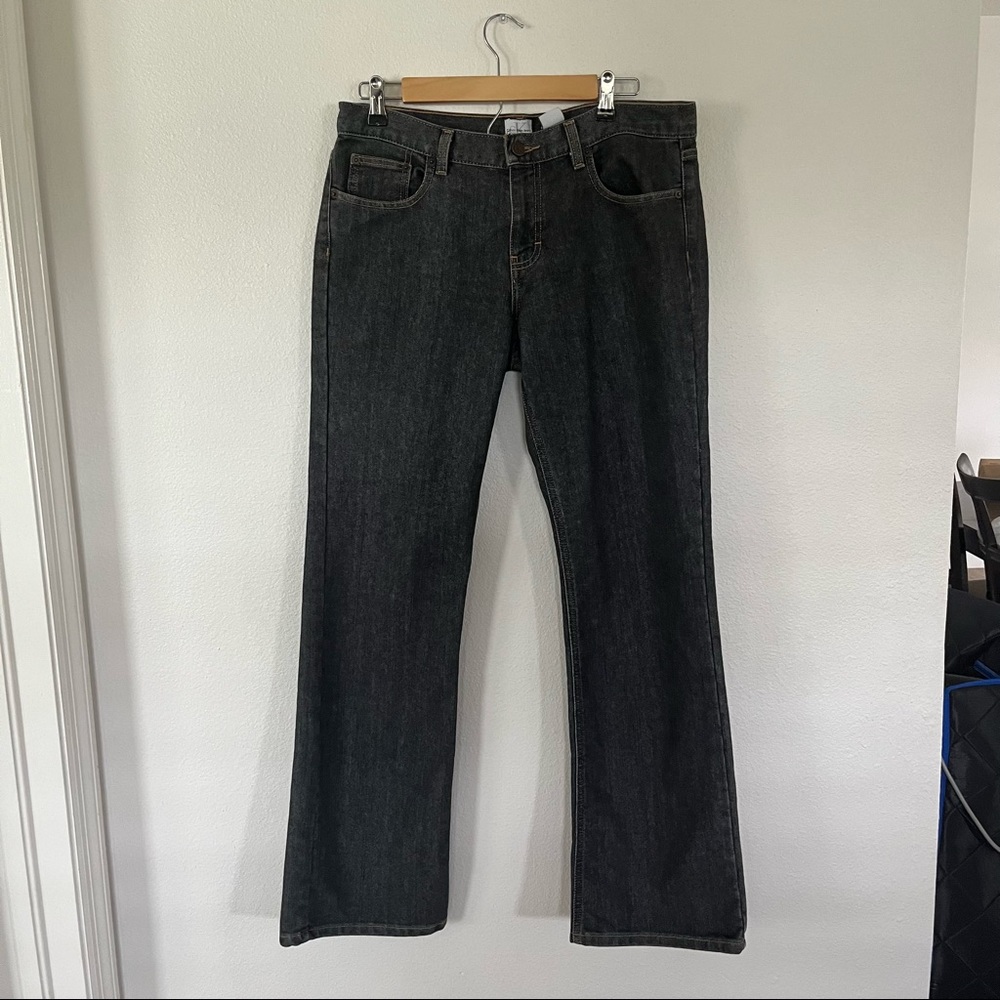 Calvin Klein Low rise boot cut jeans!